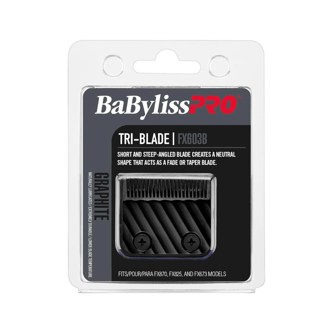 Bp Cillper Blade Triblade Black Model Fx603B Barberology - Barberology