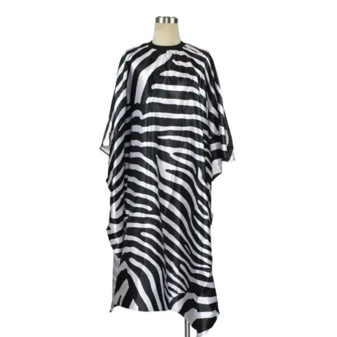 Capa Para Corte Estampado Cebra Gris - Beauty Style