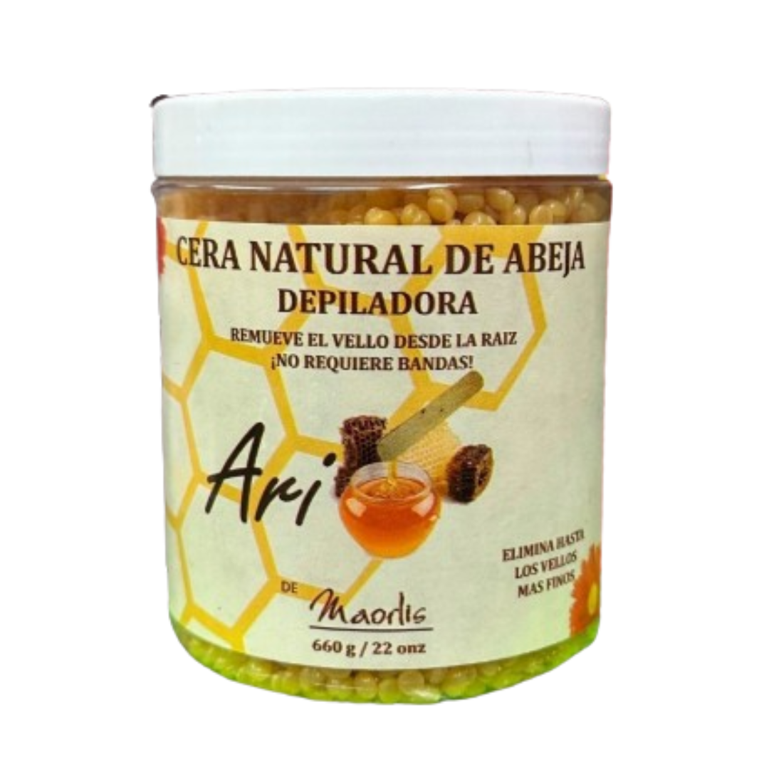Cera Natural De Abeja Depiladora 22 Onz - Maorlis