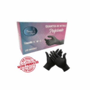Guantes Para Tinte Negros Talla S X 100 - Beauty Style