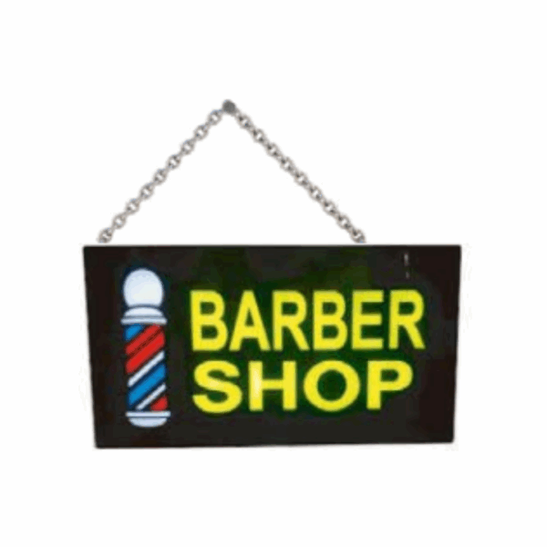 Letrero Led Luminoso Barber Shop 43.5 X 23 C - Beauty Style