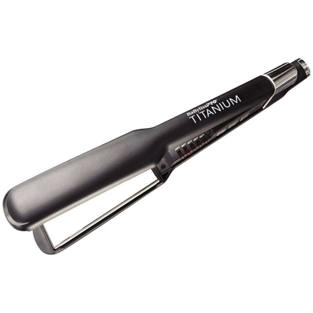 Plancha Titanium Negra 1 1/2 Babyliss - Babyliss PRO