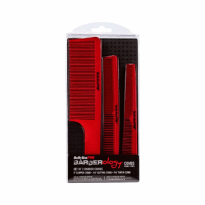 Set 3 Peines Rojos Babyliss Pro - Babyliss PRO