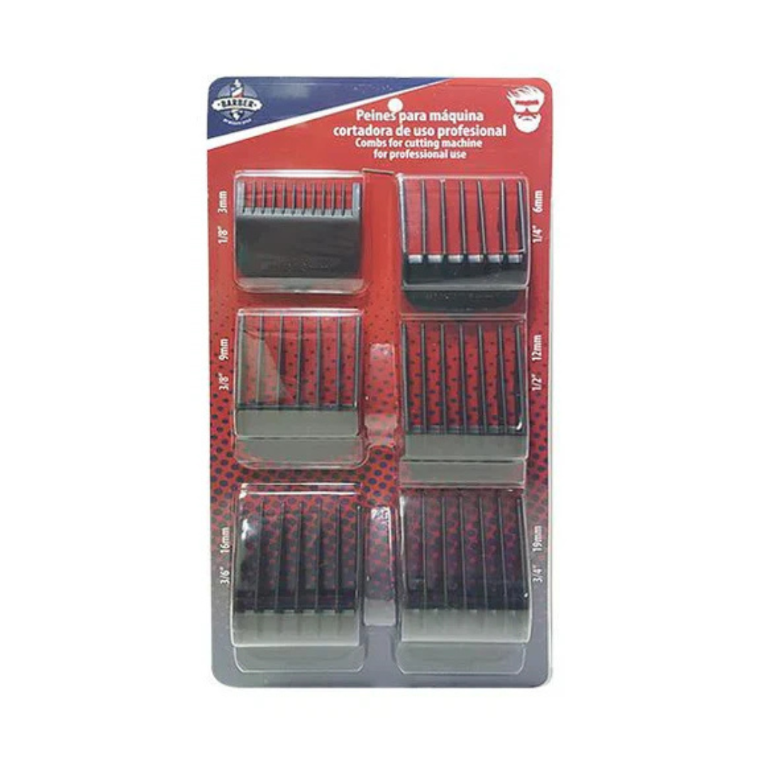 Set De Peine Metal X 6 Pzas - beauty style